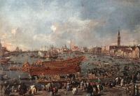 Francesco Guardi - The Doge on the Bucintoro near the Riva di Sant Elena